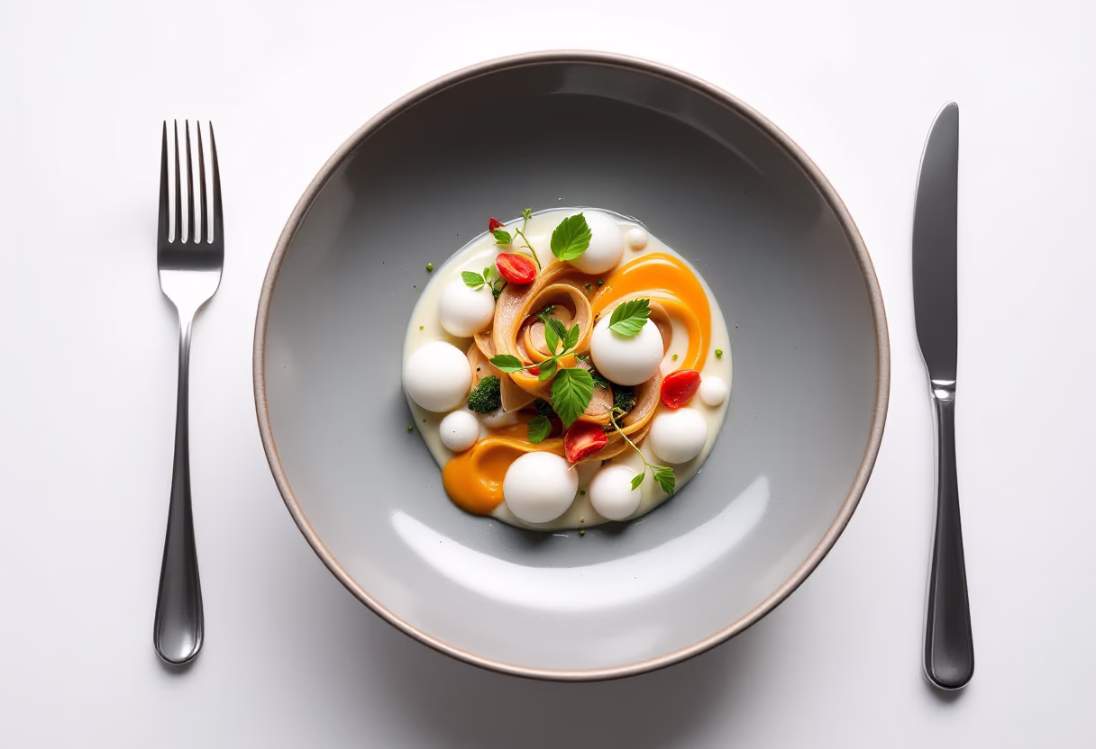 image of signature dish (for a fine dining restaurant)